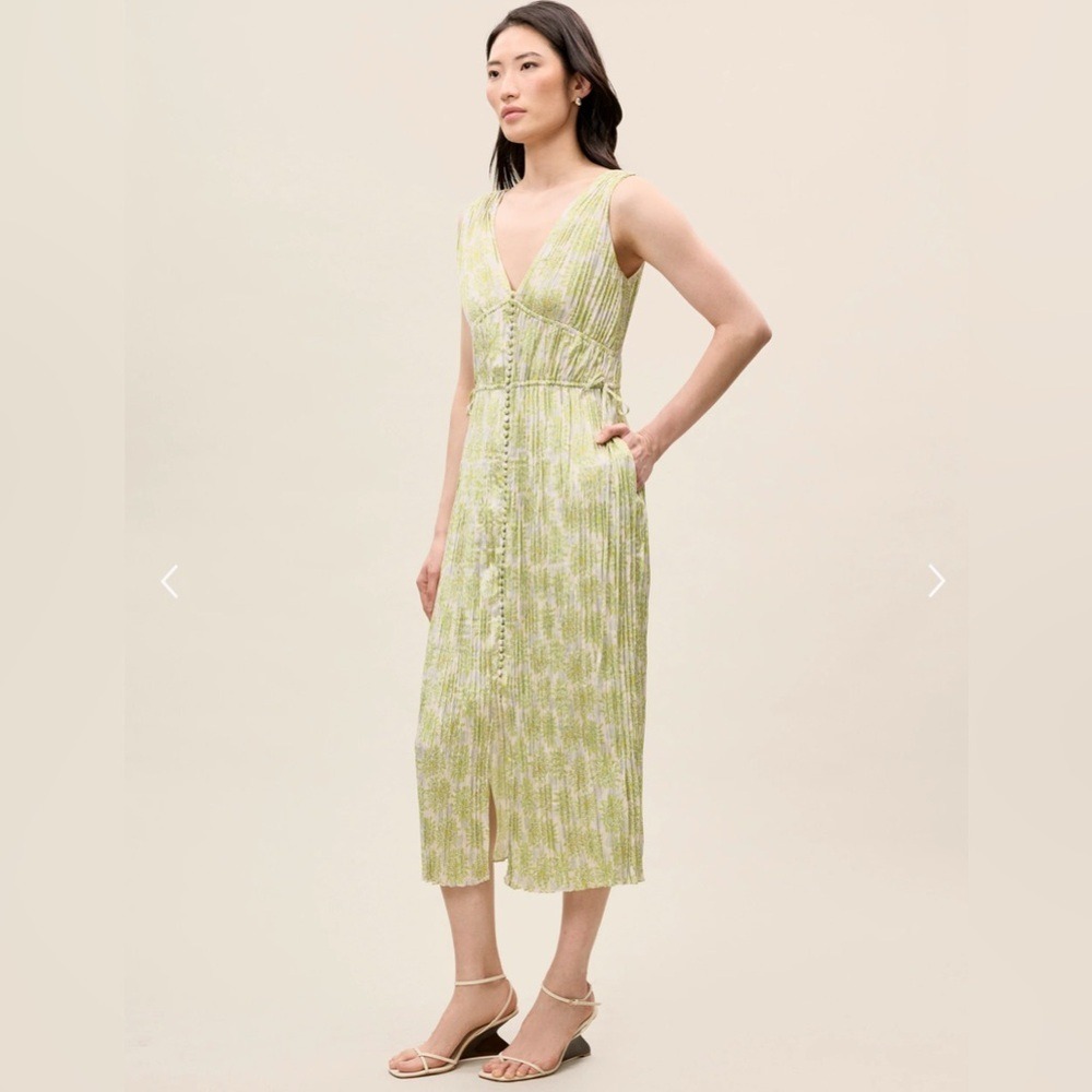 Rebecca Tylor Mini Astera Fleur Button Front Dress Sz Xs